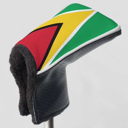 Guyana-Flagge Golf Headcover (3/4 Vorderseite)