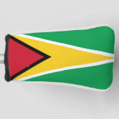 Guyana-Flagge Golf Headcover (Vorderseite)