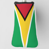 Guyana-Flagge Golf Headcover (Rotieren 90)