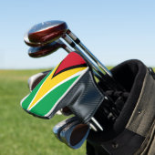 Guyana-Flagge Golf Headcover (In Situ)