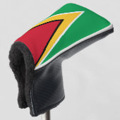 Guyana-Flagge Golf Headcover (3/4 Vorderseite)