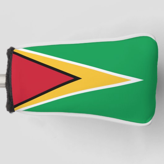 Guyana-Flagge Golf Headcover (Vorderseite)