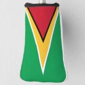 Guyana-Flagge Golf Headcover (Rotieren 90)