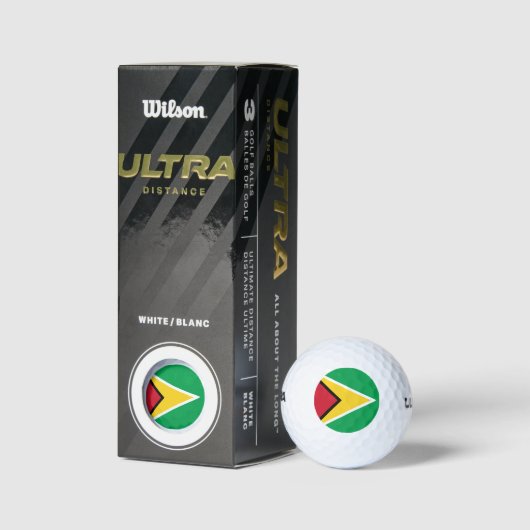 Guyana-Flagge Golfball (Verpackungen)