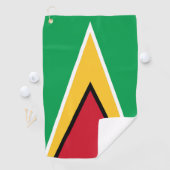 Guyana-Flagge Golfhandtuch (Insitu)