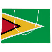 Guyana-Flagge Große Geschenktüte (Vorderseite)