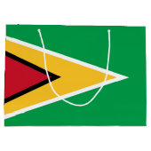 Guyana-Flagge Große Geschenktüte (Rückseite)