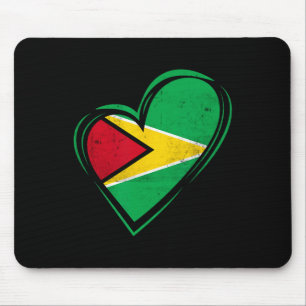 Guyana-Flagge Guyanese Karibik Kreuzfahrt Cricket Mousepad