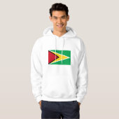 Guyana-Flagge GY Hoodie (Vorne ganz)