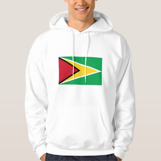 Guyana-Flagge GY Hoodie (Vorderseite)