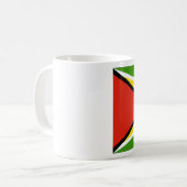 Guyana-Flagge Kaffeetasse (Vorderseite Links)