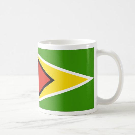 Guyana-Flagge Kaffeetasse (Rechts)