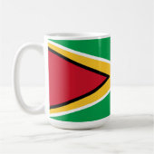 Guyana-Flagge Kaffeetasse (Links)