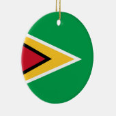 Guyana-Flagge Keramik Ornament (Rechts)