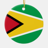 Guyana-Flagge Keramik Ornament (Vorne)