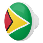 Guyana-Flagge Keramikknauf (Rechts)