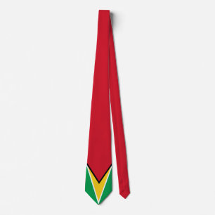 Guyana-Flagge Krawatte