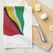 Guyana-Flagge Küchentuch (Viertel Falte)