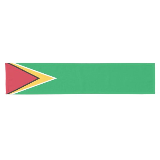Guyana-Flagge Kurzer Tischläufer (Horizontal)