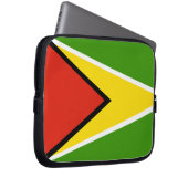 Guyana-Flagge Laptopschutzhülle (Vorne Rechts)