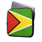 Guyana-Flagge Laptopschutzhülle (Vorderseite Links)
