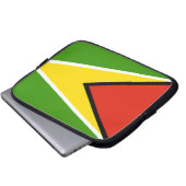Guyana-Flagge Laptopschutzhülle (Vorne Knopf)
