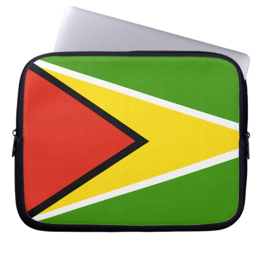 Guyana-Flagge Laptopschutzhülle (Vorderseite)