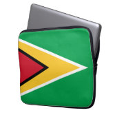 Guyana-Flagge Laptopschutzhülle (Vorderseite Links)