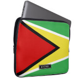 Guyana-Flagge Laptopschutzhülle (Vorne Rechts)