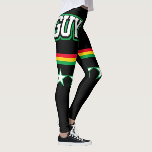 Guyana-Flagge Leggings (Rechts)