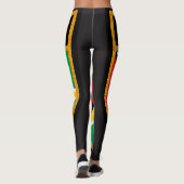 Guyana-Flagge Leggings (Rückseite)