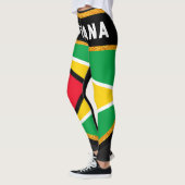 Guyana-Flagge Leggings (Links)
