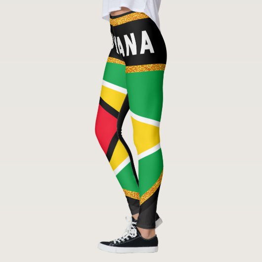 Guyana-Flagge Leggings (Links)