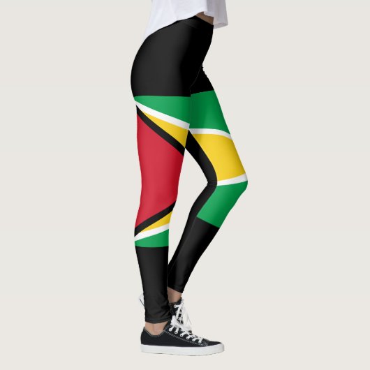 Guyana-Flagge Leggings (Rechts)