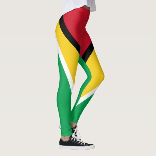 Guyana-Flagge Leggings (Rechts)