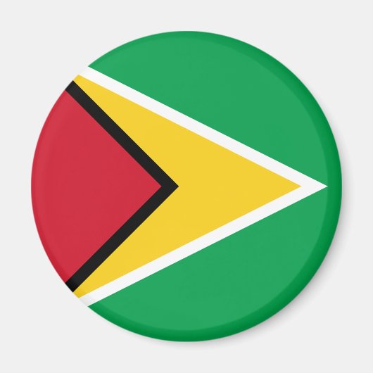 Guyana-Flagge Magnet (Vorne)