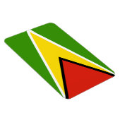 Guyana-Flagge Magnet (Rechte Seite)