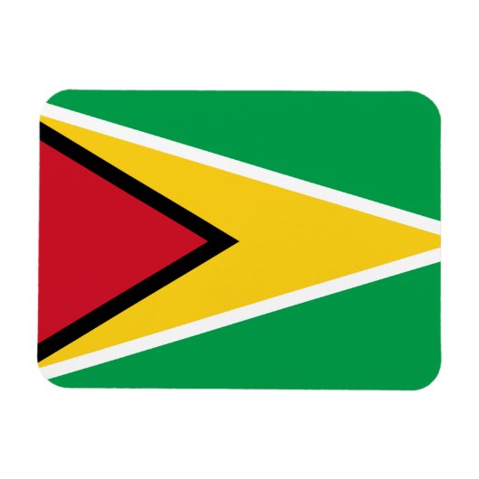 Guyana-Flagge Magnet (Horizontal)