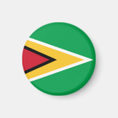 Guyana-Flagge Magnet (Vorne)