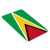 Guyana-Flagge Magnet (Rechte Seite)