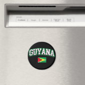 Guyana-Flagge Magnet (In Situ (Geschirrspüler))