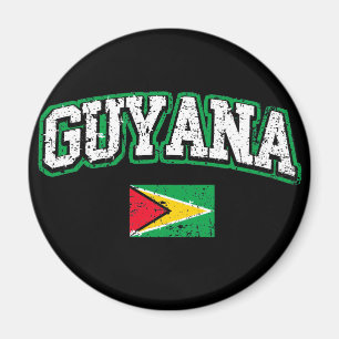 Guyana-Flagge Magnet