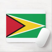 Guyana-Flagge Mousepad (Mit Mouse)