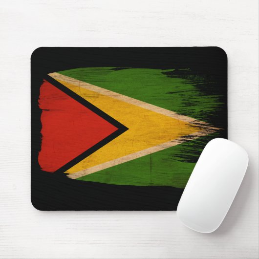 Guyana-Flagge Mousepad (Mit Mouse)