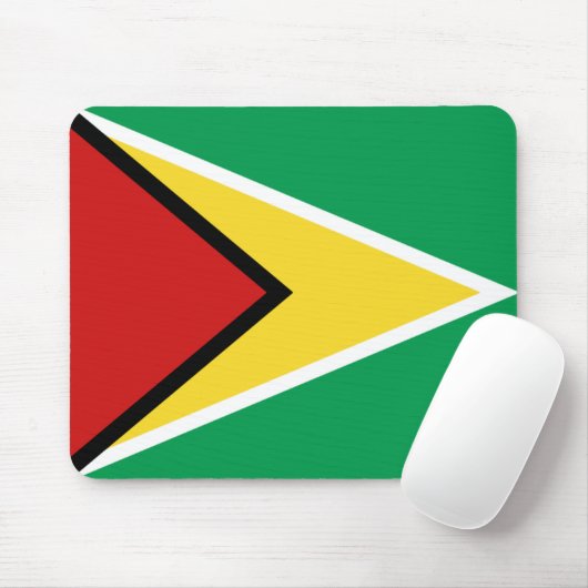 Guyana-Flagge Mousepad (Mit Mouse)