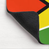 Guyana-Flagge Mousepad (Ecke)