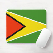 Guyana-Flagge Mousepad (Mit Mouse)