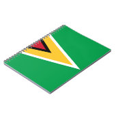 Guyana-Flagge Notizblock (Linke Seite)