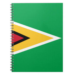 Guyana-Flagge Notizblock