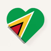 Guyana-Flagge Notizblock (Vorderseite)